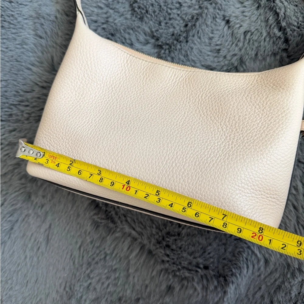 Furla Cream Shoulder Bag with Pink Butterfly Motif - Picture 10 of 11